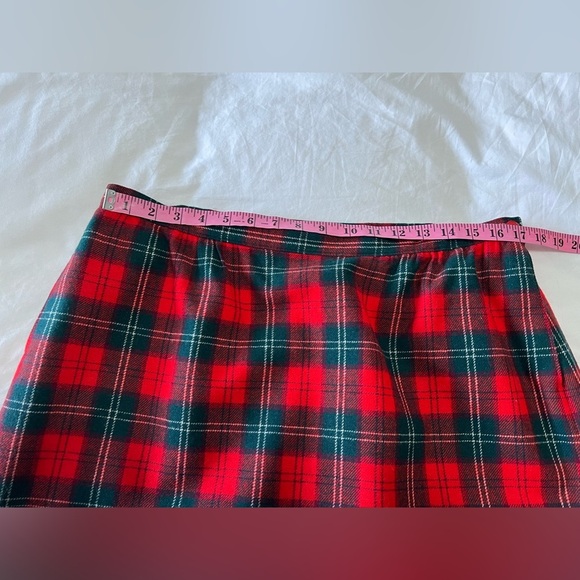 Pendleton | Women SZ 40 (XL) | VTG Blazer Skirt Suit | Lennox Tartan Wool Red - Picture 13 of 15